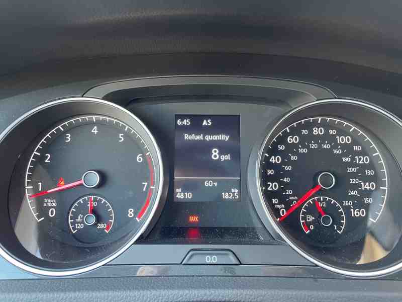 Refuel quantity in dashboard